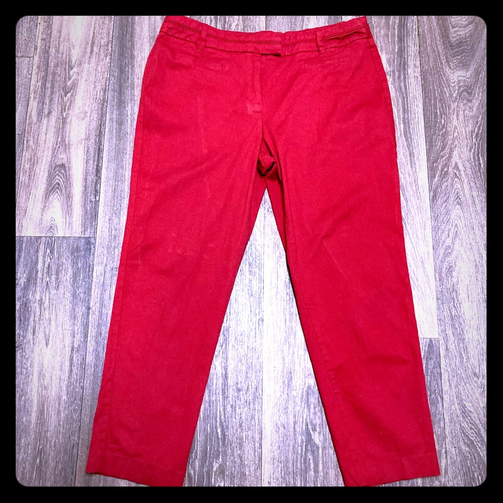 NEW DIRECTIONS | Red Cotton Pants Sz. 16